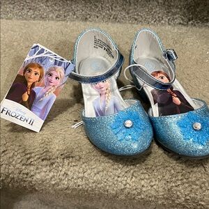 Disney Frozen II Glittery Blue Shoes